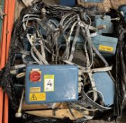 Demag Electric Hoist, 1000kg, with ARC Flex 8-EX remote control, 3 powered girder runners, to pallet