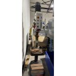 Optimum OptiDress DH32GS geared head Pillar Drill, 400volts, with rise and fall table, foot brake (