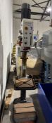 Optimum OptiDress DH32GS geared head Pillar Drill, 400volts, with rise and fall table, foot brake (