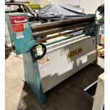 Morgan Rushworth Initial Pinch manual Bending Rolls, 1250mm x 1.6m (lot location: Rochdale) (