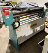 Morgan Rushworth Initial Pinch manual Bending Rolls, 1250mm x 1.6m (lot location: Rochdale) (
