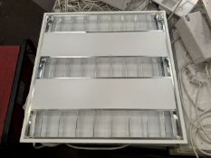 Approx 96 LED Suspended Ceiling Light Panels, with 12 Klik 10-plug socket boxes to pallet (lot