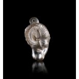 AN ACHAEMENID ROCK CRYSTAL RAM AMULET, CIRCA 5TH-4TH CENTURY B.C.