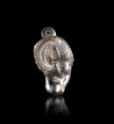 AN ACHAEMENID ROCK CRYSTAL RAM AMULET, CIRCA 5TH-4TH CENTURY B.C.
