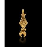 A ROMAN FILIGREE GOLD PENDANT, CIRCA 1ST-2ND CENTURY A.D.