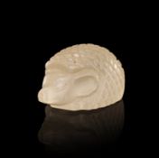 A ROMAN CARVED ROCK CRYSTAL HEDGEHOG AMULET, CIRCA 1ST-2ND CENTURY A.D.