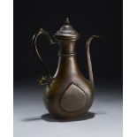 A RARE INSCRIBED CHINESE BRONZE EWER MADE FOR ISLAMIC MARKET, MING DYNASTY (1368-1644)