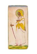 A STANDING PORTRAIT OF A NOBLEMAN, INDIAN SCHOOL, 19TH CENTURY