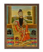 A MAGNIFICENT PORTRAIT OF FATH ‘ALI SHAH QAJAR QAJAR IRAN, 19TH CENTURY
