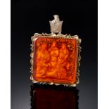 A DERVISH AGATE AMULET, 19TH CENTURY, PERSIA