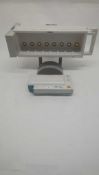Philips M3001A S/N DE717N7877 Masimo SP02 2 Lead ECG NiBP Module + Rack and Pole for Monitors