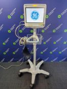GE B40 Patient Monitor with ECG, SpO₂, T1-T2, IBP1-2 & NIBP Options (Powers Up)