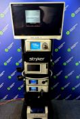 Stryker Stack System Including 1 x Stryker Vision Pro LED Monitor, 1 x Stryker Pneuno Sure High Flow