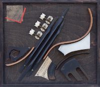 Holz, Dieter (1939 Stralsund - 2008 Stralsund) "Modernes Gitarren-Stilleben II"