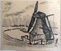 Holtorf, Hans (1899 Friedrichstadt – 1984 Bockholmwik) „Mühle in Koog“