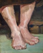 Kliefert-Giessen, Mathilde (1887 Pries bei Kiel - 1978 Stralsund) "Studie von Füßen"