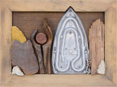 Holz, Dieter (1939 Stralsund - 2008 Stralsund) "Kleine Vollmondnacht am Strand III"