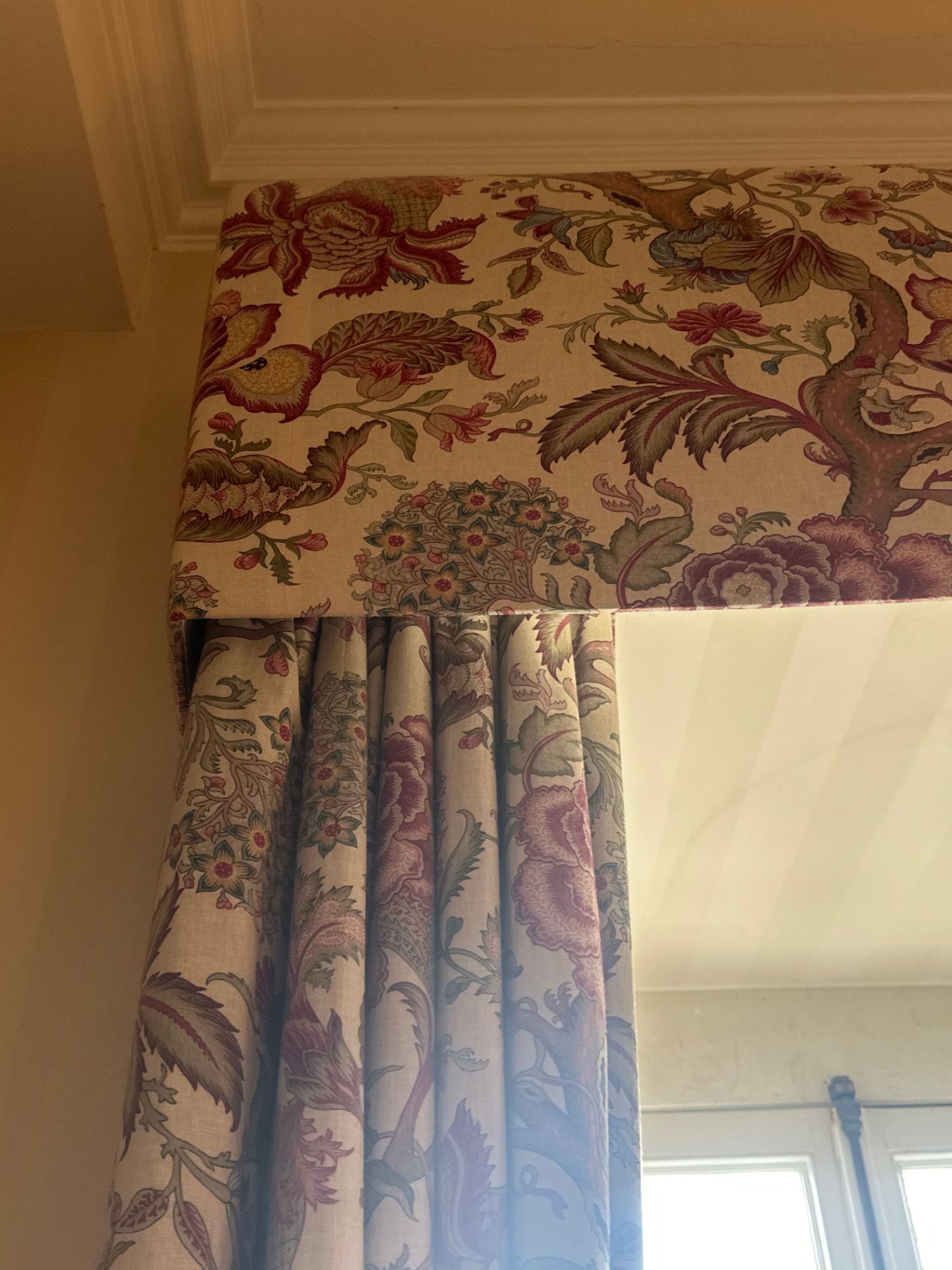 Two Pairs of Drapes – ‘Imperial Dress’ Pattern by Waverly – Each pair ...