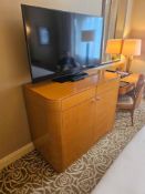 Credenza – Francesco Molon Maple Veneer Cabinet with Internal Shelving A designer credenza by