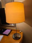 Table Lamp – Barovier&Toso Cylindrical Shade Lamp with Polished Base A contemporary table lamp by