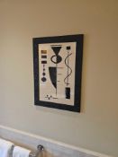 Framed Print – Formspiel, c.1948 (After Max Ackermann) A decorative reproduction of Formspiel,