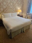 Bed Set – Zip and Link Superking Sealy Hospitality Mattress, Headboard and Upholstered Divan Base