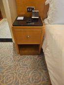 Pair of Bedside Tables – Francesco Molon Maple Nightstands with Stone Tops A pair of designer