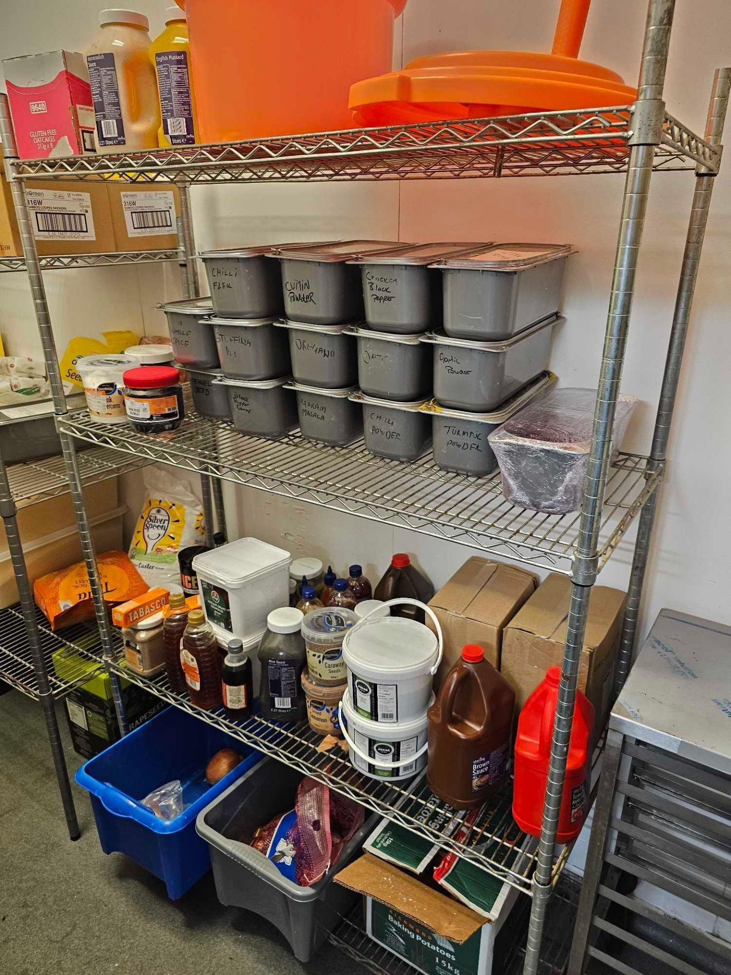 Static storage rack 120 x 45 x 185cm [Loc Kitchen]