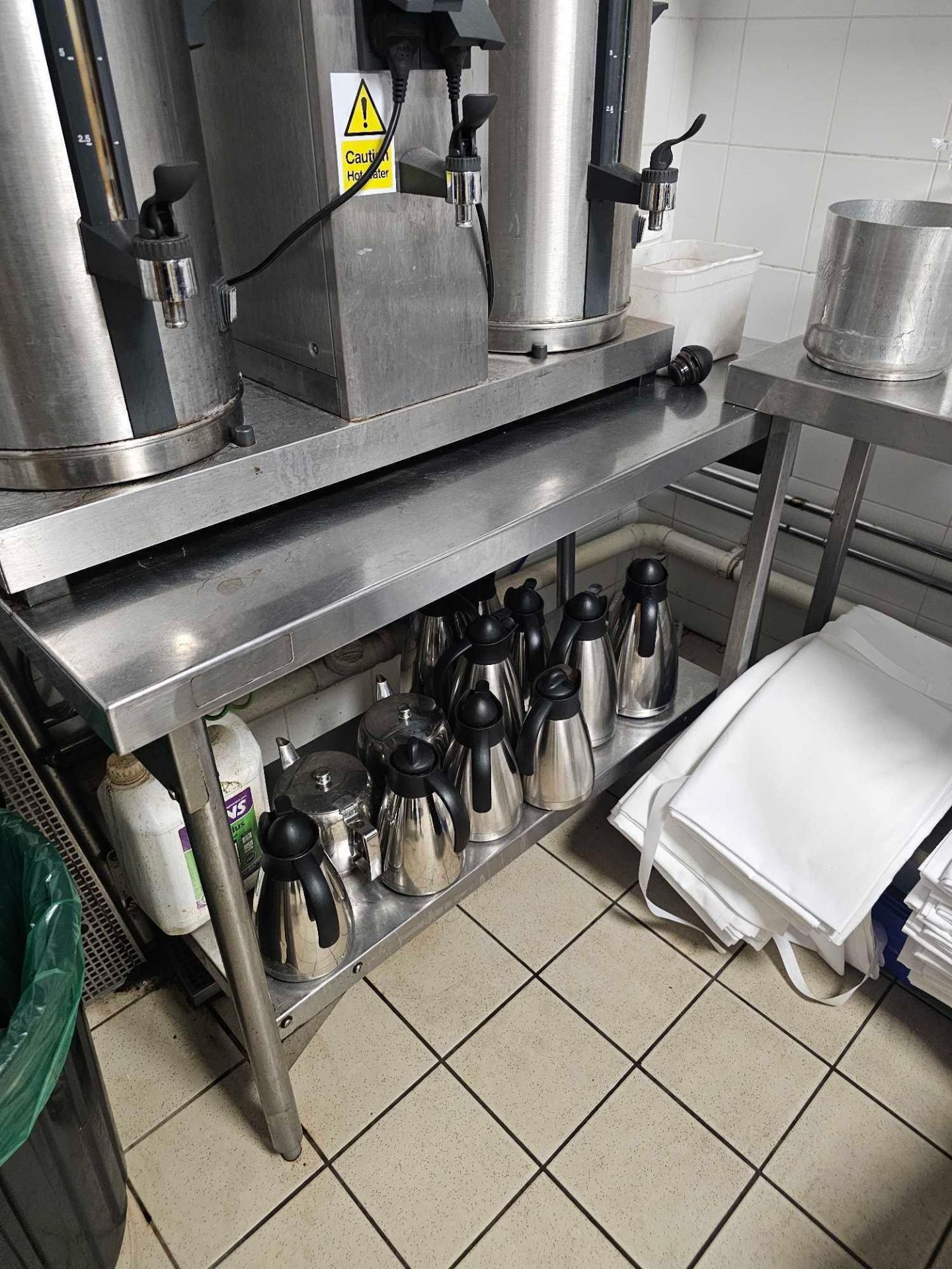 Stainless steel commercial preparation table 120 x 60cm [Loc Arden]
