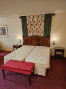 Room 514 Contents of hotel bedroom freestanding furniture as photographed briefly comprising