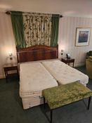 Room 452 Contents of hotel bedroom freestanding furniture as photographed briefly comprising