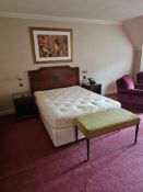 Room 658 Contents of hotel bedroom freestanding furniture as photographed briefly comprising ispring