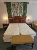 Room 459 Contents of hotel bedroom freestanding furniture as photographed briefly comprising