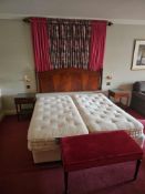 Room 462 Contents of hotel bedroom freestanding furniture as photographed briefly comprising