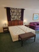 Room 502 Contents of hotel bedroom freestanding furniture as photographed briefly comprising