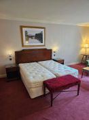 Room 507 Contents of hotel bedroom freestanding furniture as photographed briefly comprising