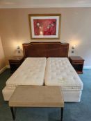 Room 506 Contents of hotel bedroom freestanding furniture as photographed briefly comprising