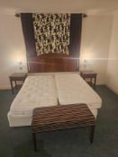 Room 451 Contents of hotel bedroom freestanding furniture as photographed briefly comprising