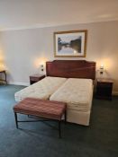 Room 504 Contents of hotel bedroom freestanding furniture as photographed briefly comprising