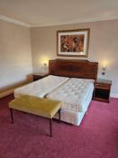 Room 562 Contents of hotel bedroom freestanding furniture as photographed briefly comprising