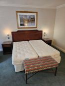 Room 508 Contents of hotel bedroom freestanding furniture as photographed briefly comprising