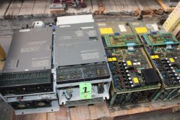 MITSUBISHI CNC CONTROLLERS & FANUC SERVO UNITS **QTY. 4**