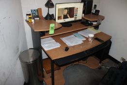 WOOD OFFICE DESK **ONLY**