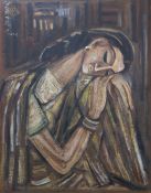 SUDHIR KHASTGIR (1907 - 1974) - UNTITLED (Woman)