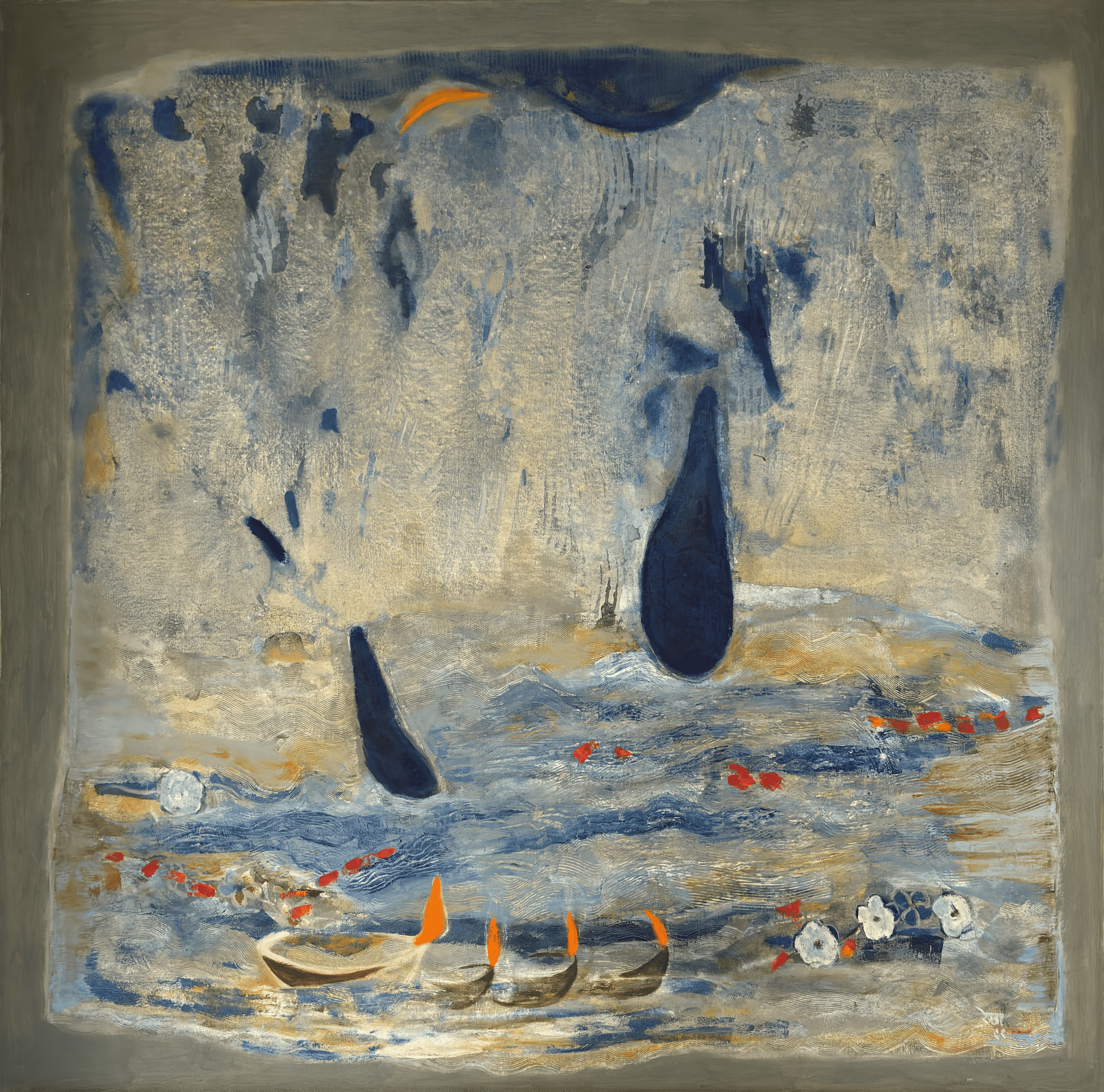 REKHA RAO (b. 1947) - RAIN