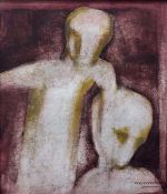 LALU PRASAD SHAW (b. 1937) - UNTITLED (Two Figures)