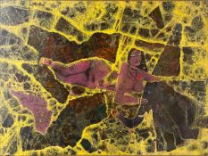 A.P. SANTHANARAJ (1932 - 2009) - UNTITLED (Maya and the Tusker)