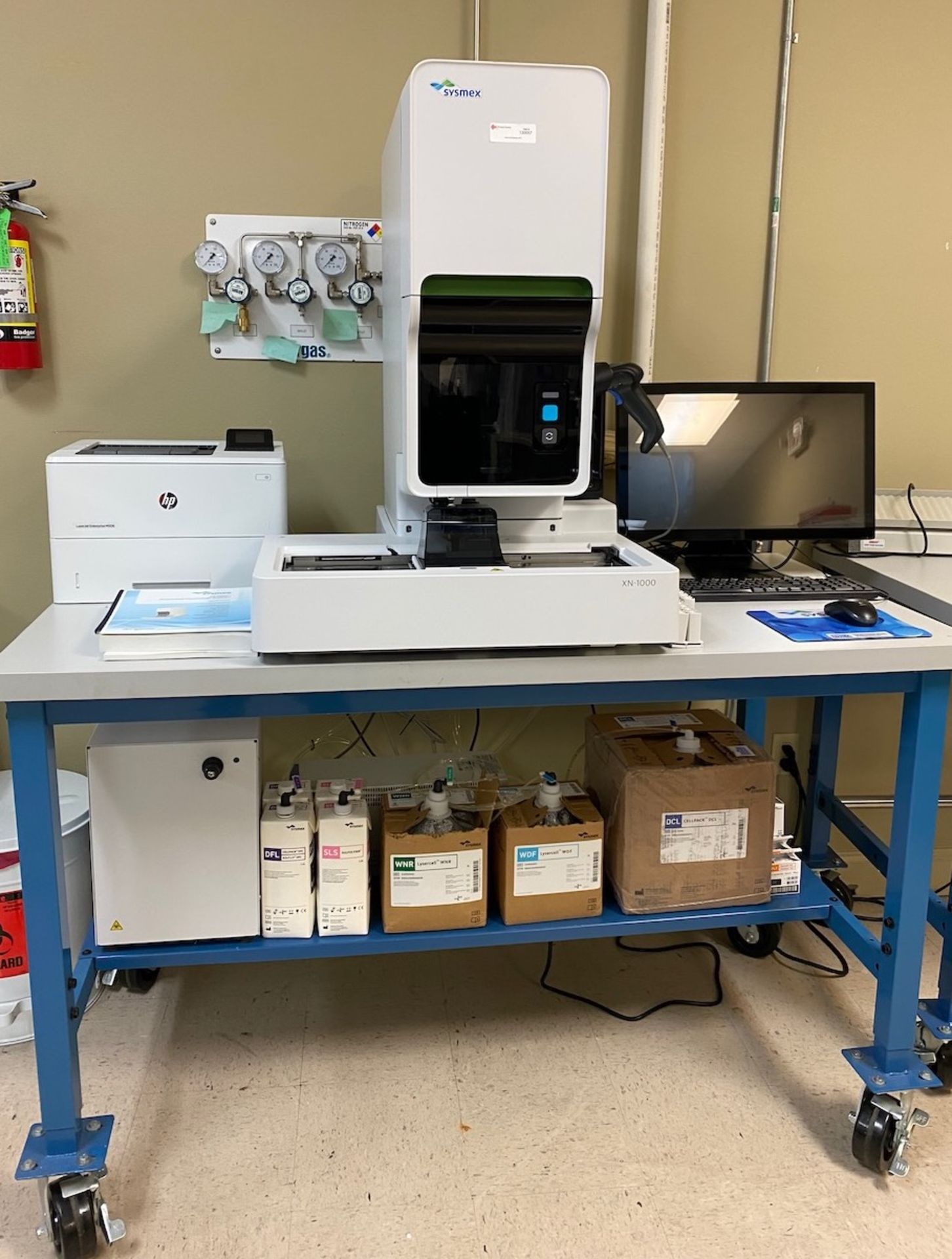 Sysmex Automated Hematology Analyzer, model XN-1000, made in 2016, with ...