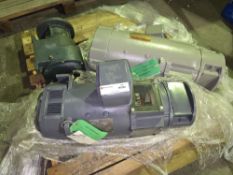 Lot of two GE Kinamatic DC motors with integral gear reduction