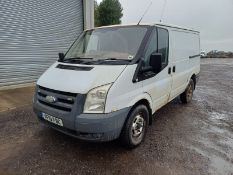 (10) Ford Transit panel van, SWB low roof, 169,357 miles, diesel, Reg YF10 FDC, logbook & key in